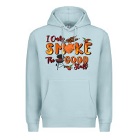 Blue Mist i only smoke the good stuff Premium Hoodie - MaliasSmallBusiness