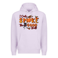 Lilac i only smoke the good stuff Premium Hoodie - MaliasSmallBusiness
