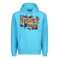 Ocean Blue i only smoke the good stuff Premium Hoodie - MaliasSmallBusiness
