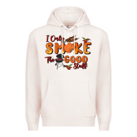 Pale Pink i only smoke the good stuff Premium Hoodie - MaliasSmallBusiness