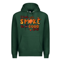 Sports Green i only smoke the good stuff Premium Hoodie - MaliasSmallBusiness