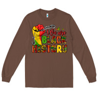 Chestnut we are black history Long Sleeve Tee - Zillion Design Studio