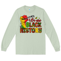 Matcha we are black history Long Sleeve Tee - Zillion Design Studio