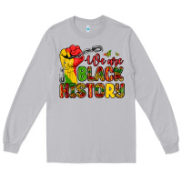Moon Dust we are black history Long Sleeve Tee - Zillion Design Studio