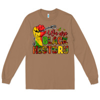 Toasted Coconut we are black history Long Sleeve Tee - Zillion Design Studio