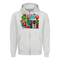 Dove Grey taco saurus rex Zipper Hoodie - CTS Tumbler Store