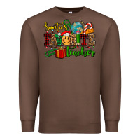 Chestnut santa's favorite teacher Premium Sweatshirt - AdoDesignShop