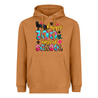 Meerkat happy 100th days of school cat Heavyweight Hoodie - Artiststas
