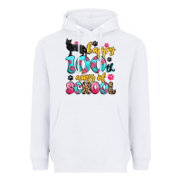 White happy 100th days of school cat Heavyweight Hoodie - Artiststas