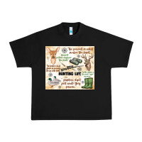 Black hunting life Urban Heavy Tee - MaliasSmallBusiness