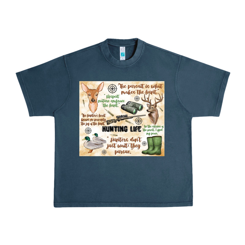 Hunting Life Urban Heavy Tee by MaliasSmallBusiness | Teevron