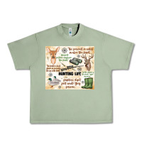 Oil Green hunting life Urban Heavy Tee - MaliasSmallBusiness