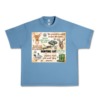 Pebble Blue hunting life Urban Heavy Tee - MaliasSmallBusiness