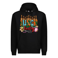 Black lunch lady with onions Premium Hoodie - AdoDesignShop