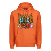 Carrot lunch lady with onions Premium Hoodie - AdoDesignShop