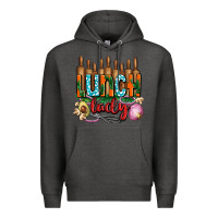 Charcoal Heather lunch lady with onions Premium Hoodie - AdoDesignShop