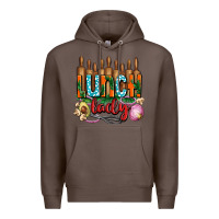 Coffee lunch lady with onions Premium Hoodie - AdoDesignShop