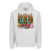 Dove Grey lunch lady with onions Premium Hoodie - AdoDesignShop