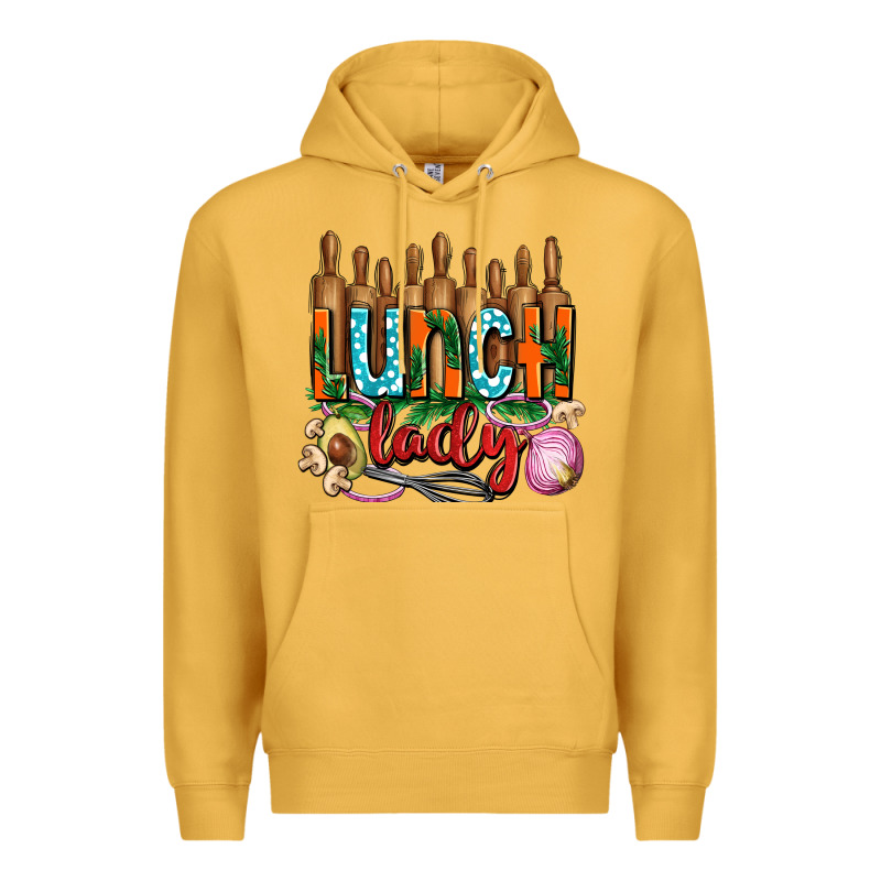Lunch Lady With Onions Premium Hoodie by AdoDesignShop | Teevron
