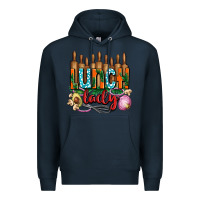 Navy lunch lady with onions Premium Hoodie - AdoDesignShop