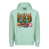 Seafoam lunch lady with onions Premium Hoodie - AdoDesignShop