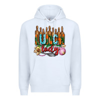 White lunch lady with onions Premium Hoodie - AdoDesignShop