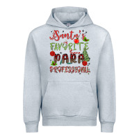 Heather Grey santa's favorite para professional Urban Hoodie - MaliasSmallBusiness