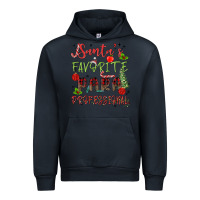 Navy santa's favorite para professional Urban Hoodie - MaliasSmallBusiness