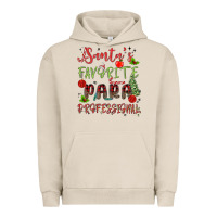 Pigment French Oak santa's favorite para professional Urban Hoodie - MaliasSmallBusiness