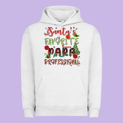 Santa's Favorite Para Professional Urban Hoodie Designed By Maliassmallbusiness