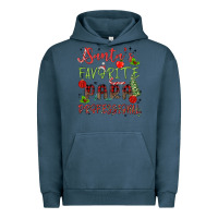 Pigment Midnight Navy santa's favorite para professional Urban Hoodie - MaliasSmallBusiness