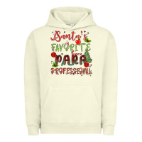 Pigment Pistachio santa's favorite para professional Urban Hoodie - MaliasSmallBusiness