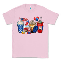 Bubblegum Pink 4th of july coffee cups Classic Tee - Zillion Design Studio