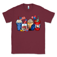 Burgundy 4th of july coffee cups Classic Tee - Zillion Design Studio