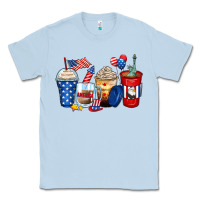 Dusty Blue 4th of july coffee cups Classic Tee - Zillion Design Studio