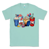 Seafoam 4th of july coffee cups Classic Tee - Zillion Design Studio