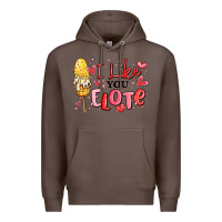 Coffee i like you elote mexican valentines day Premium Hoodie - MaliasSmallBusiness