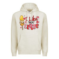 Oatmeal Heather i like you elote mexican valentines day Premium Hoodie - MaliasSmallBusiness