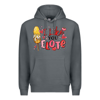 Rock i like you elote mexican valentines day Premium Hoodie - MaliasSmallBusiness