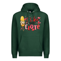 Sports Green i like you elote mexican valentines day Premium Hoodie - MaliasSmallBusiness