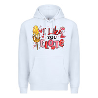 White i like you elote mexican valentines day Premium Hoodie - MaliasSmallBusiness