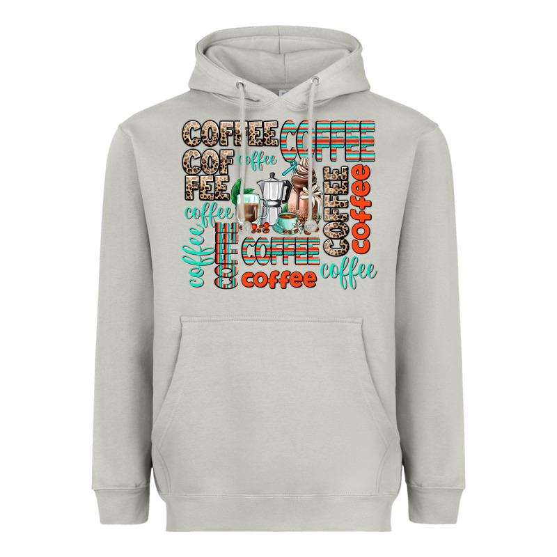 Coffee Heavyweight Hoodie by AdoDesignShop | Teevron