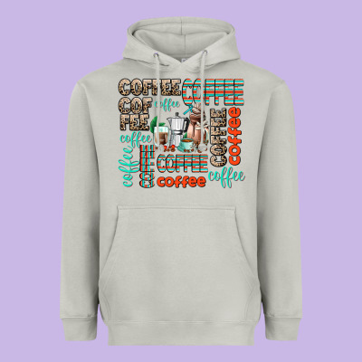 Coffee Heavyweight Hoodie Designed By Adodesignshop
