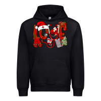 Black christmas love nurse Urban Hoodie - NancyCooperArtShop