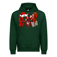 Forest Green christmas love nurse Urban Hoodie - NancyCooperArtShop