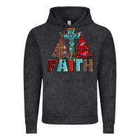 Cross And Christmas Trees Vintage Hoodie | Teevron