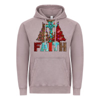 Vintage Zinc cross and christmas trees Vintage Hoodie - AdoDesignShop