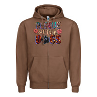 Chestnut rescue all the dogs Zipper Hoodie - Zillion Design Studio