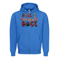 True Royal rescue all the dogs Zipper Hoodie - Zillion Design Studio