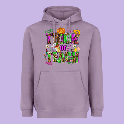 Trick Or Teach Heavyweight Hoodie Designed By Adodesignshop